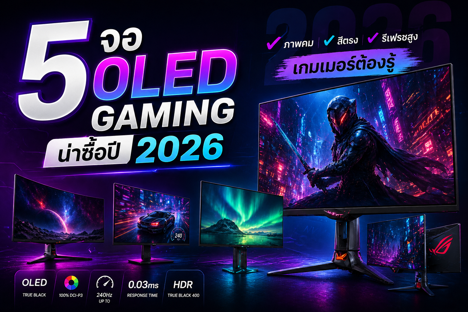 จอ OLED Gaming 2026